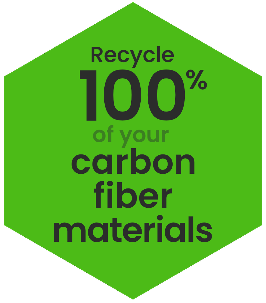 Recycle 100% of your carbon fiber materials