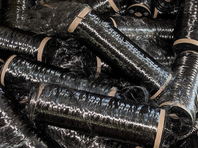 Carbon fiber bobbins can be recycled at CFR, Tennessee